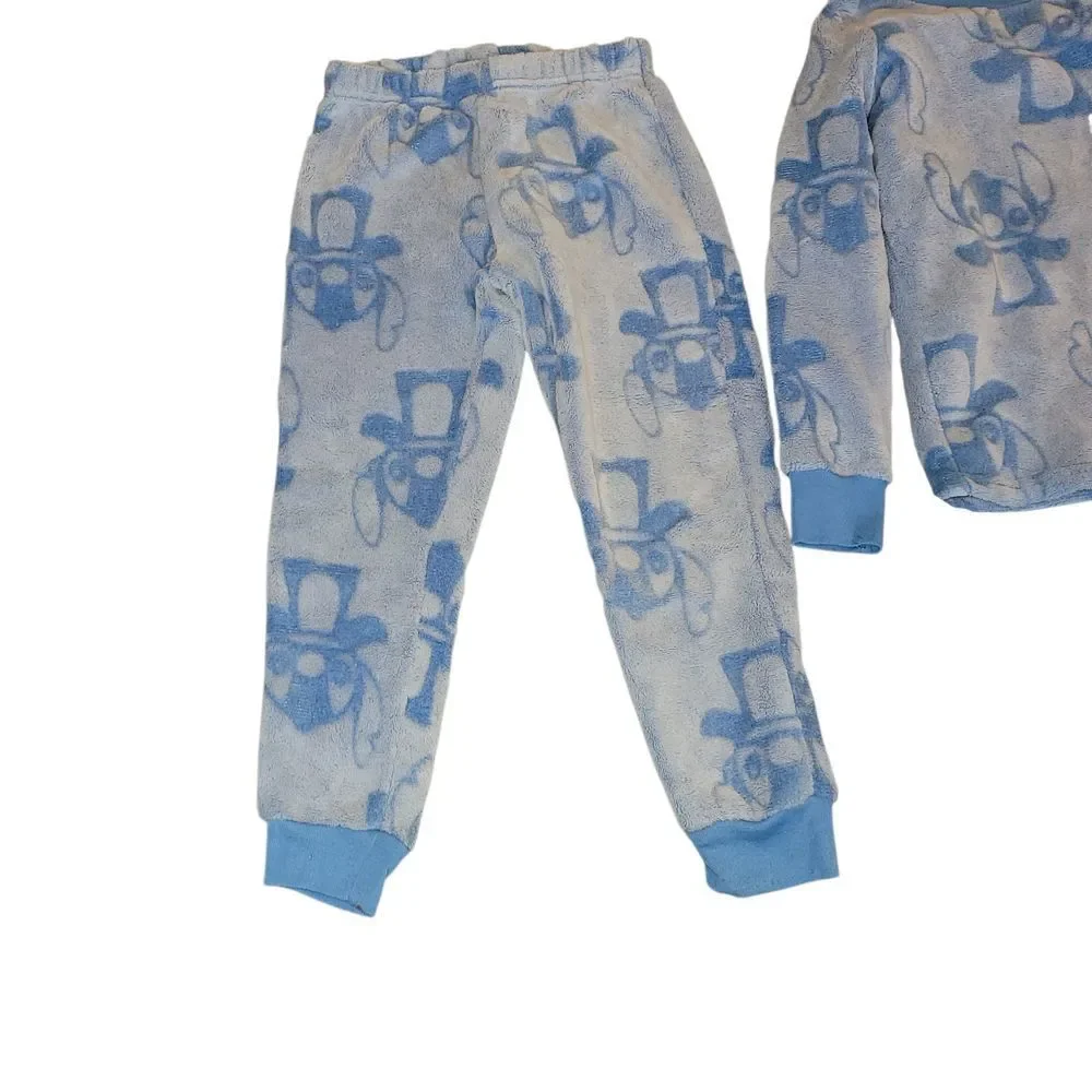 Disney Blue and White Stitch Pajama Set
